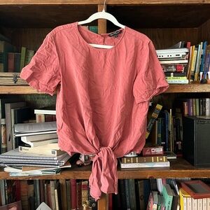 Velvet Heart Front Tie Top
